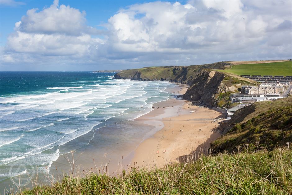 Watergate Bay Touring Park in Newquay, Cornwall